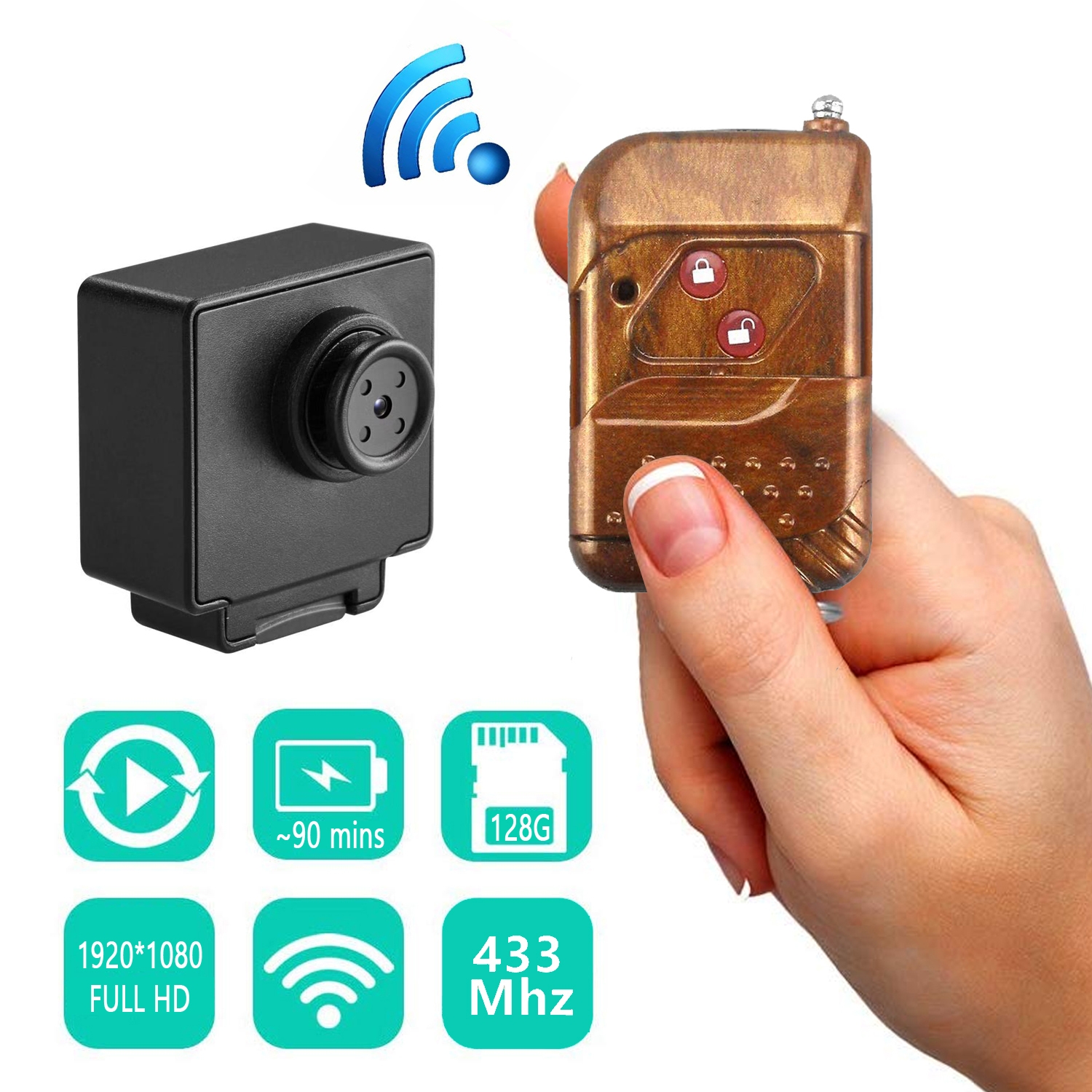Düğme Gizli DVR Kamera