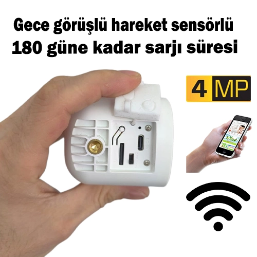 Akıllı WiFi IP Kamera 4MP