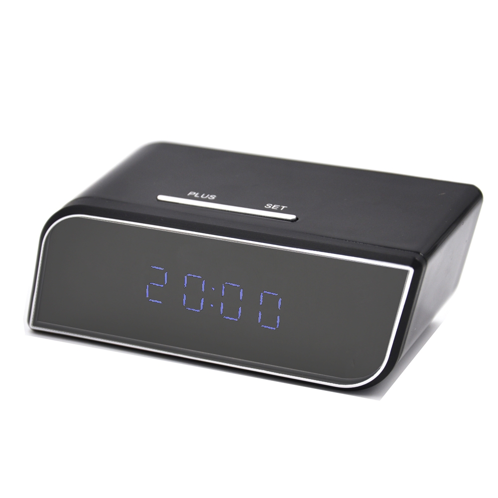 mini kare wifi masa saati gizli kamera