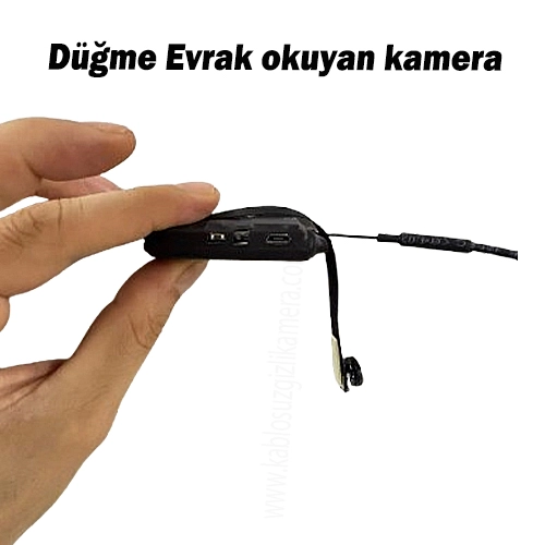 Düğme evrak okuyan kamera
