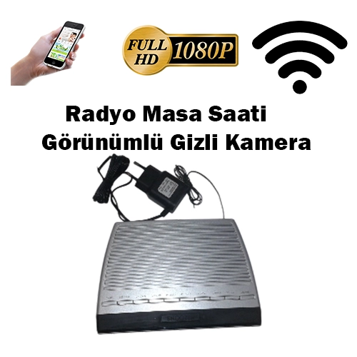 Grundig Masa Saati Görünümlü Gizli Kamera