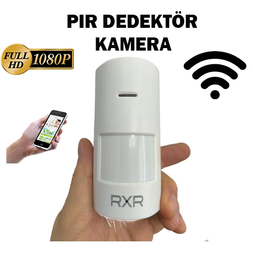 PIR dedektör görünümlü gizli kamera
