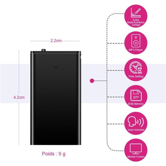 slim ses kayıt cihazı