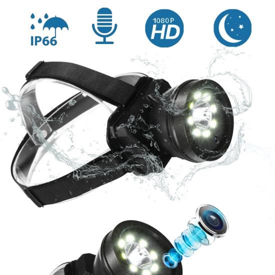 LED Kafa Lambası gizli kamera