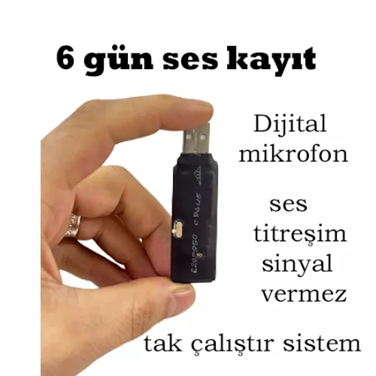Ses Sensörlü, 6 Gün Pil Ömrü