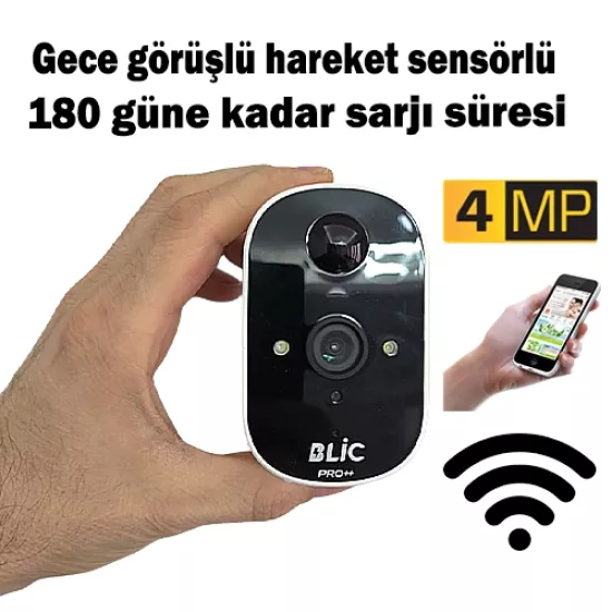 4MP çözünürlüklü Akıllı WiFi IP Kamera