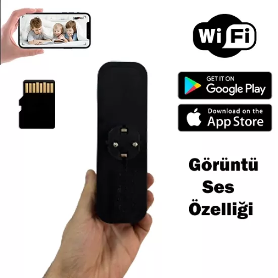 Kablosuz Priz Gizli Kamera | Wi-Fi iUzaktan izle