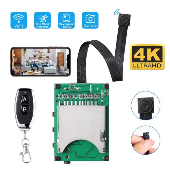 4K kumandalı modül gizli kamera