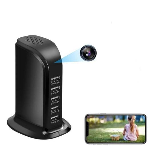 USB Şarj İstasyonu Görünümlü Full HD Gizli Kamera