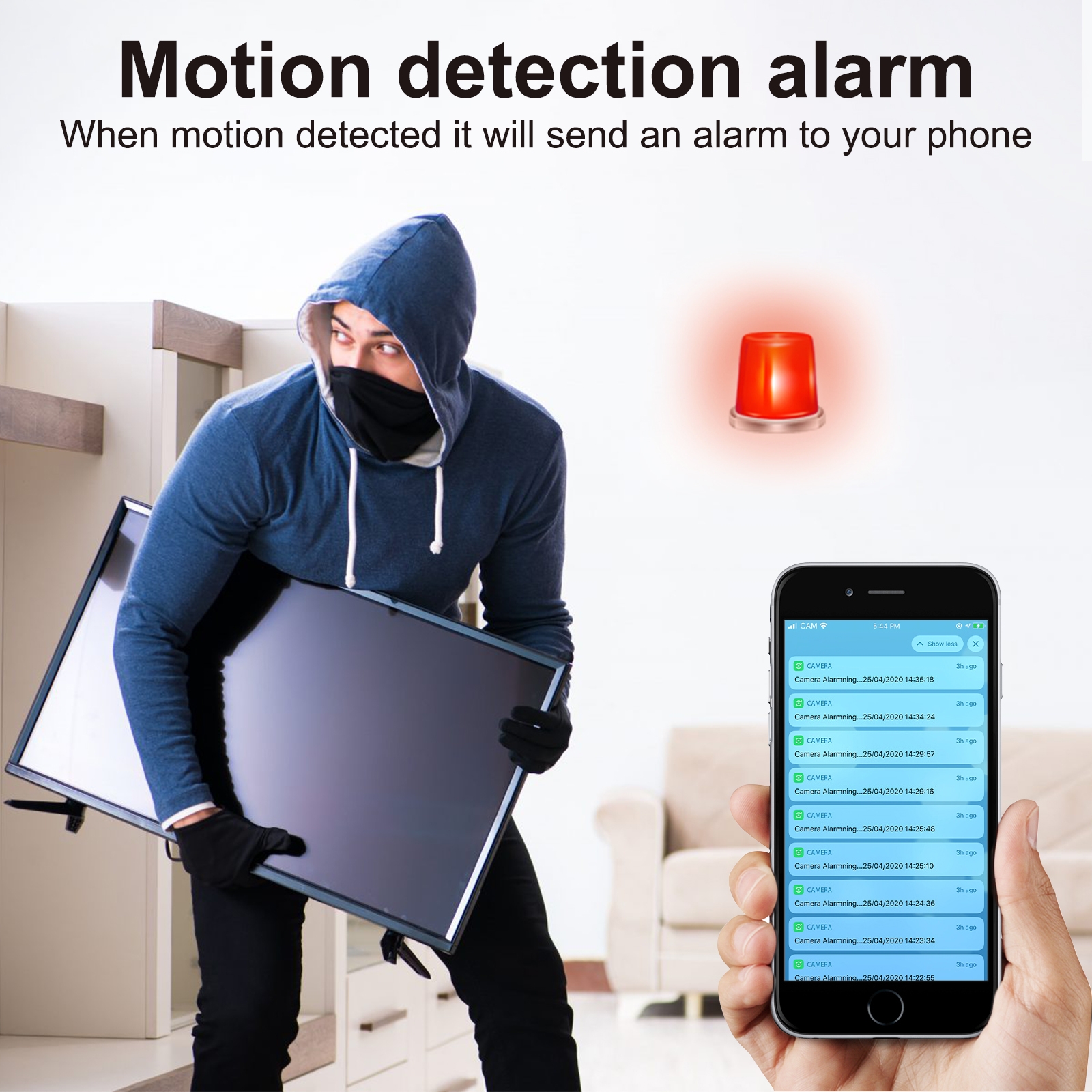 Masa saati 4K gizli kamera 